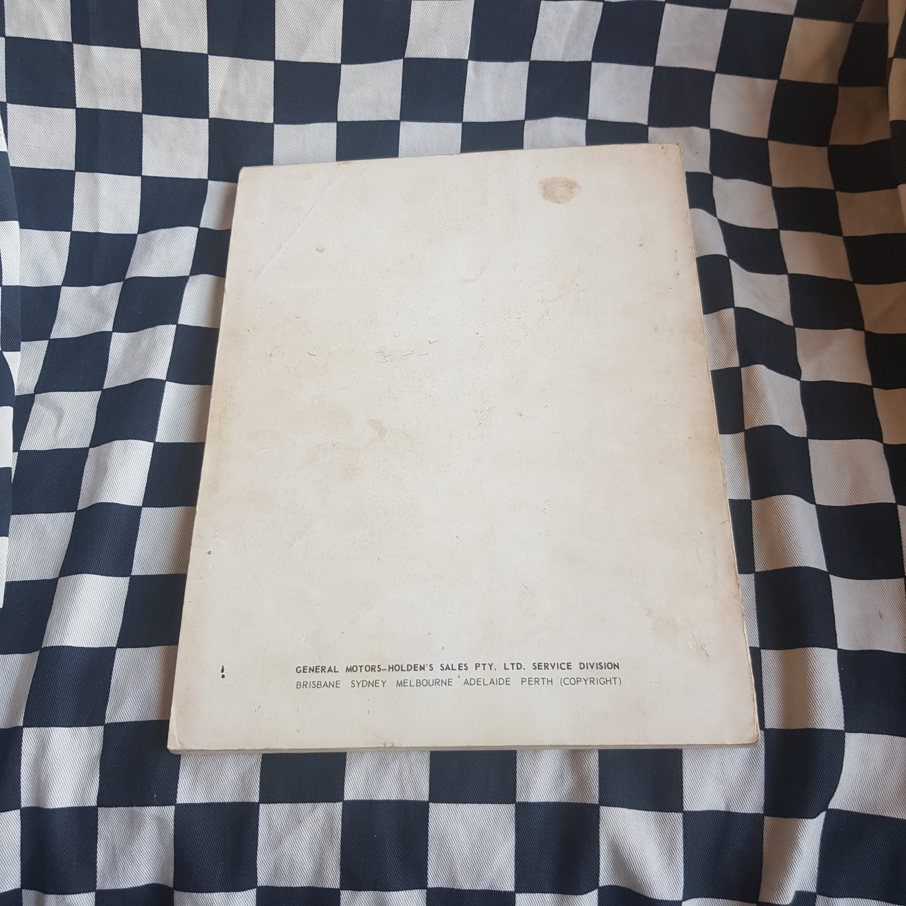 Genuine Holden HJ Series and Statesman Workshop Manual Supplement