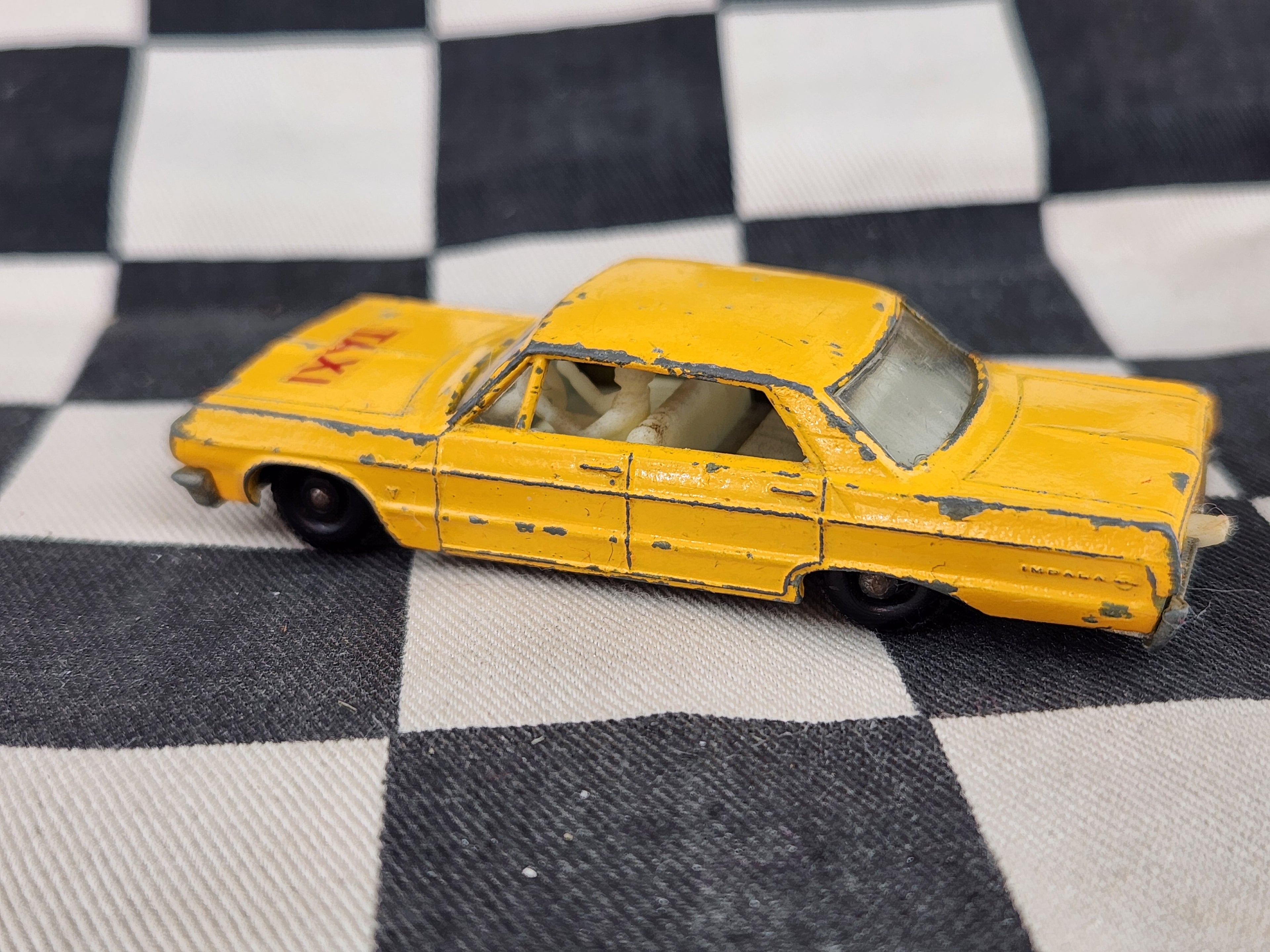 Vintage Loose Matchbox Lesney Chevrolet Impala Taxi