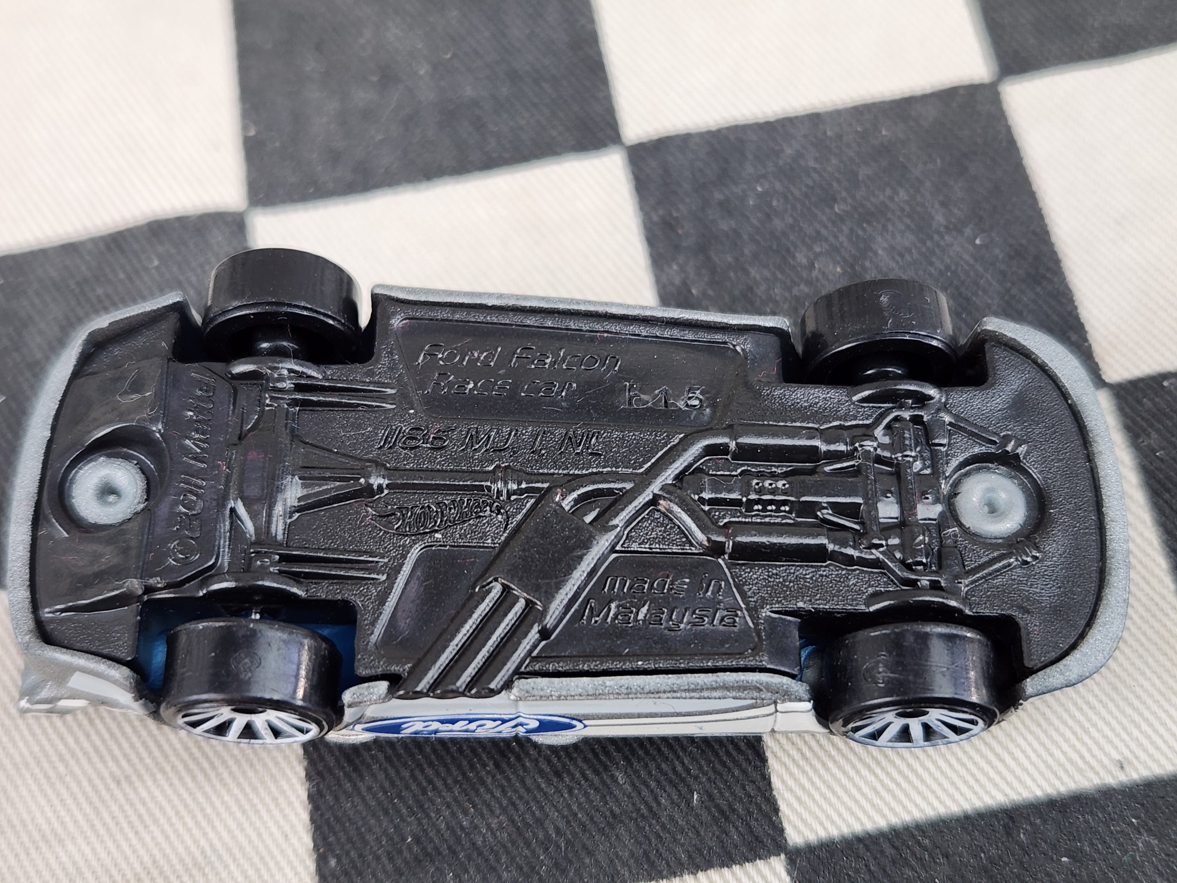 Loose Hot Wheels Ford FG Falcon Race Car Silver Grey