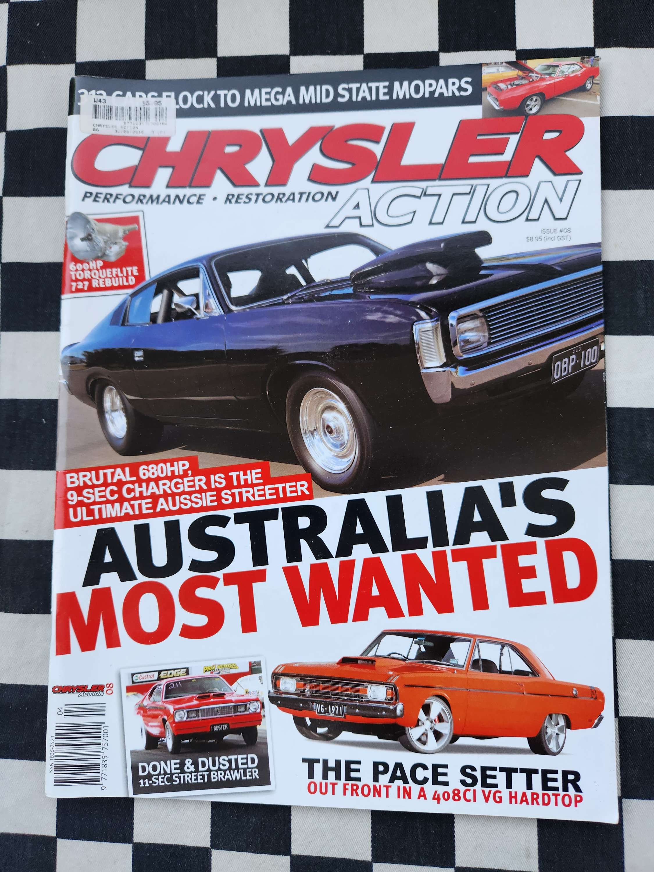 Chrysler Action Magazine #08 Valiant Pacer Charger Drifter Dodge Plymouth Hemi
