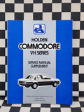 Genuine Holden VH Commodore Workshop Manual Supplement