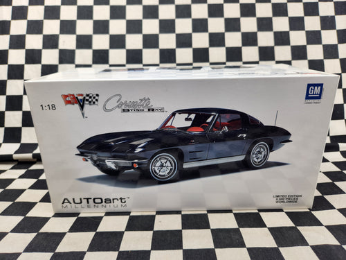 Autoart Millennium 1963 Corvette Stingray Dark Blue