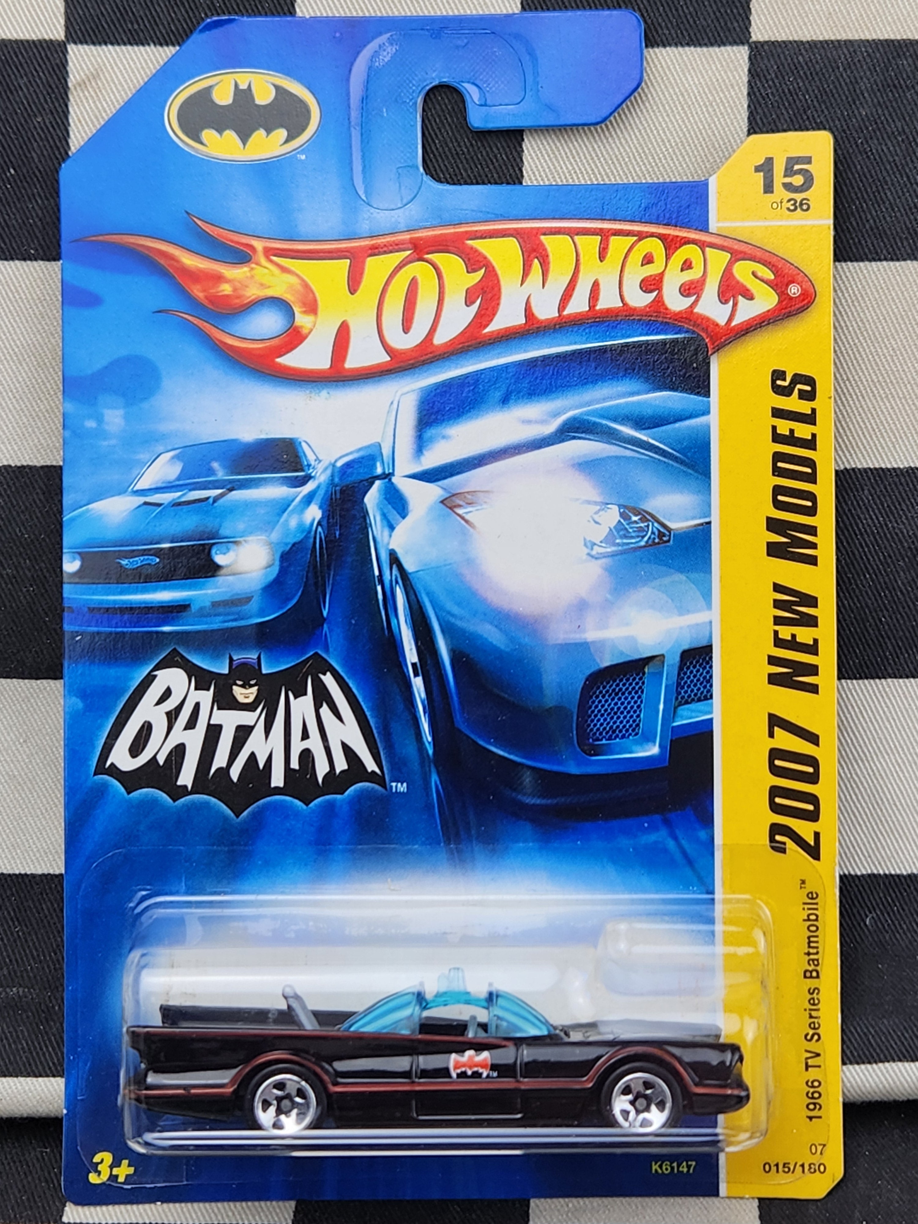 Hot Wheels 2007 First Edition 1966 TV Batmobile CARD VARIATIONS Your Choice of