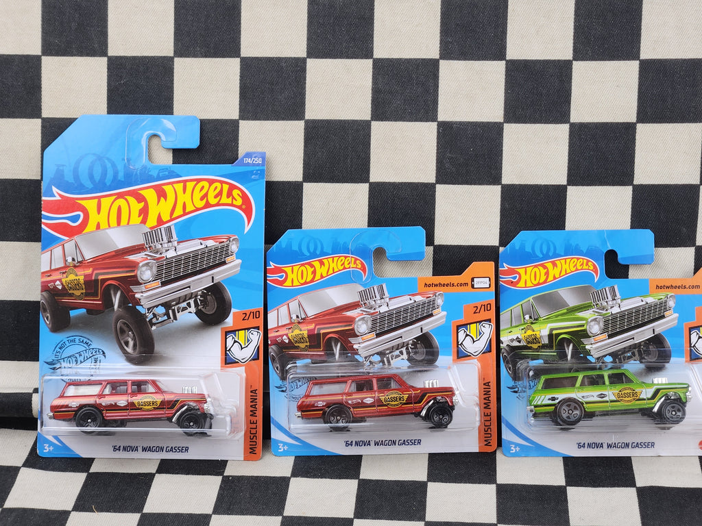 Hot Wheels 2020 Muscle Mania 64 Nova Wagon Gasser Your Choice of