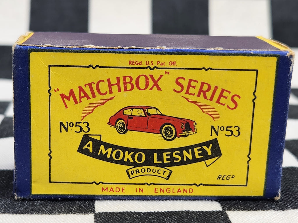 Matchbox Lesney Moko No53 Aston Martin in Original Box
