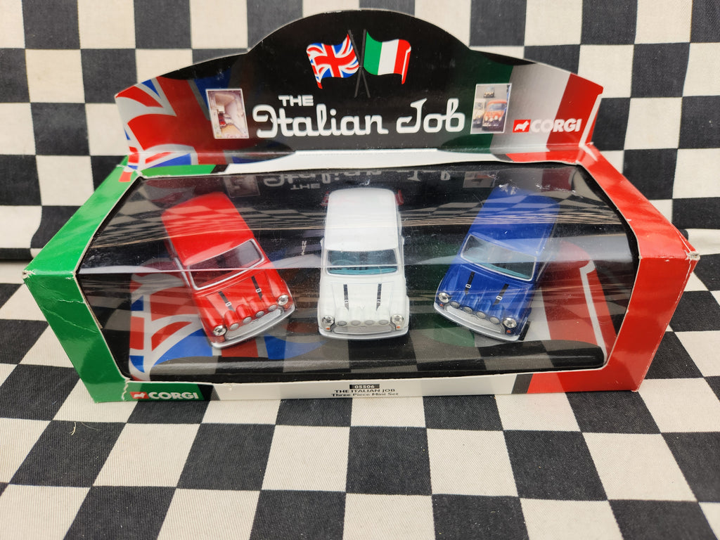 Corgi 1/43 The Italian Job Three Piece Mini Set Cooper S