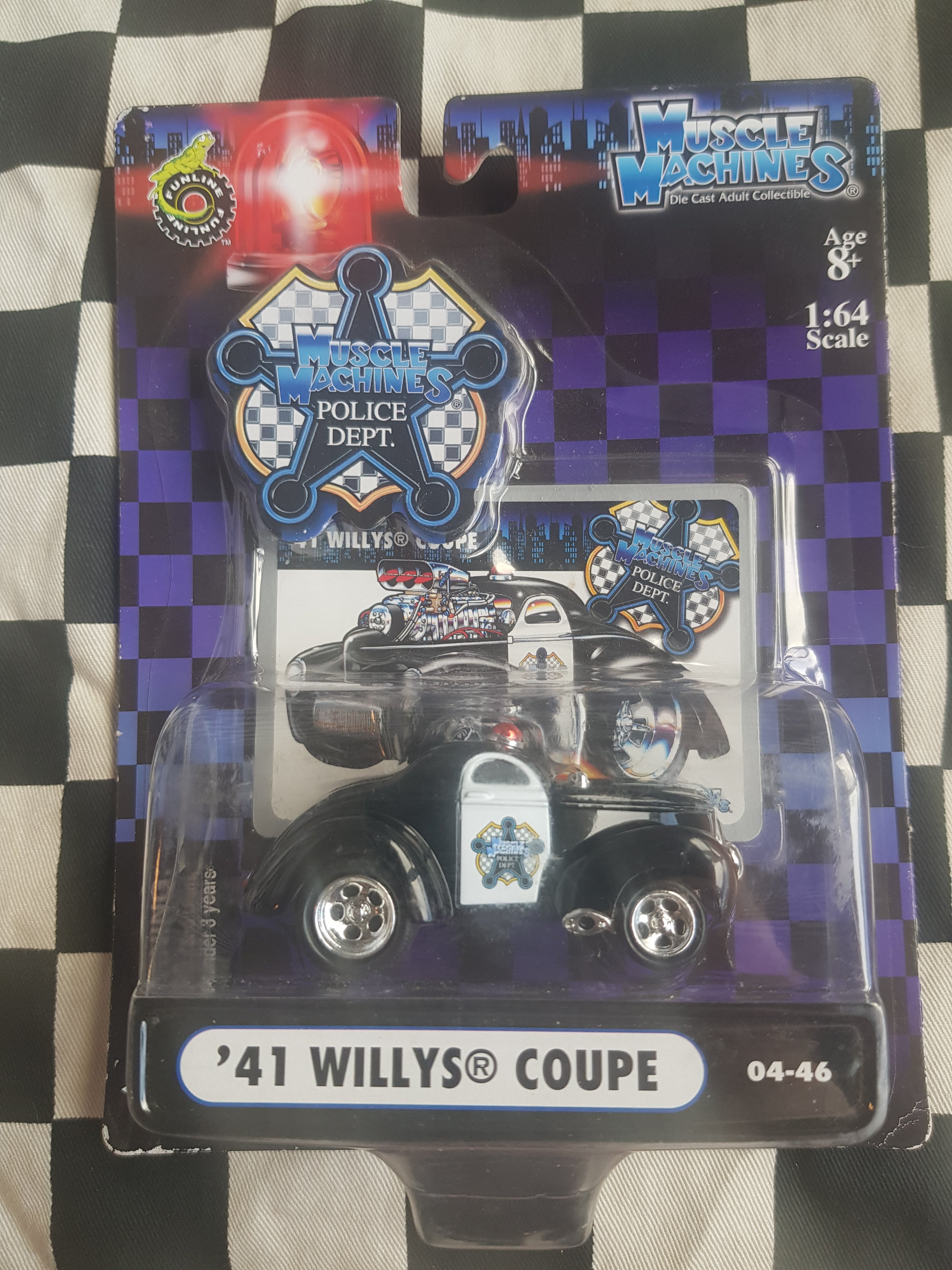 Muscle Machines Police Dept 41 Willys Coupe