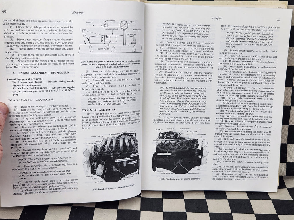 Ford Falcon XF Fairlane ZL 1984-87 6cyl Carb & EFI Workshop Manual