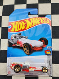 Hot Wheels 2023 Drag Strip Rockin Railer  Front Engined Dragster White