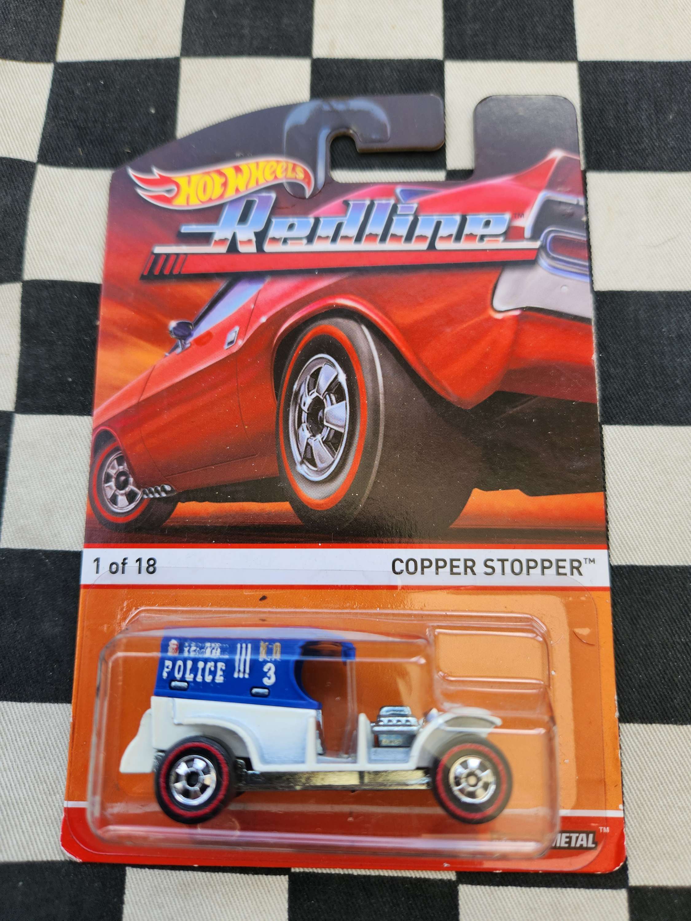 Hot Wheels 2016 Themed Redlines Copper Stopper