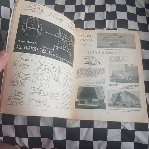 1966 Keith Winser's Book of Plans Lightweight Caravans Trailers & Boats