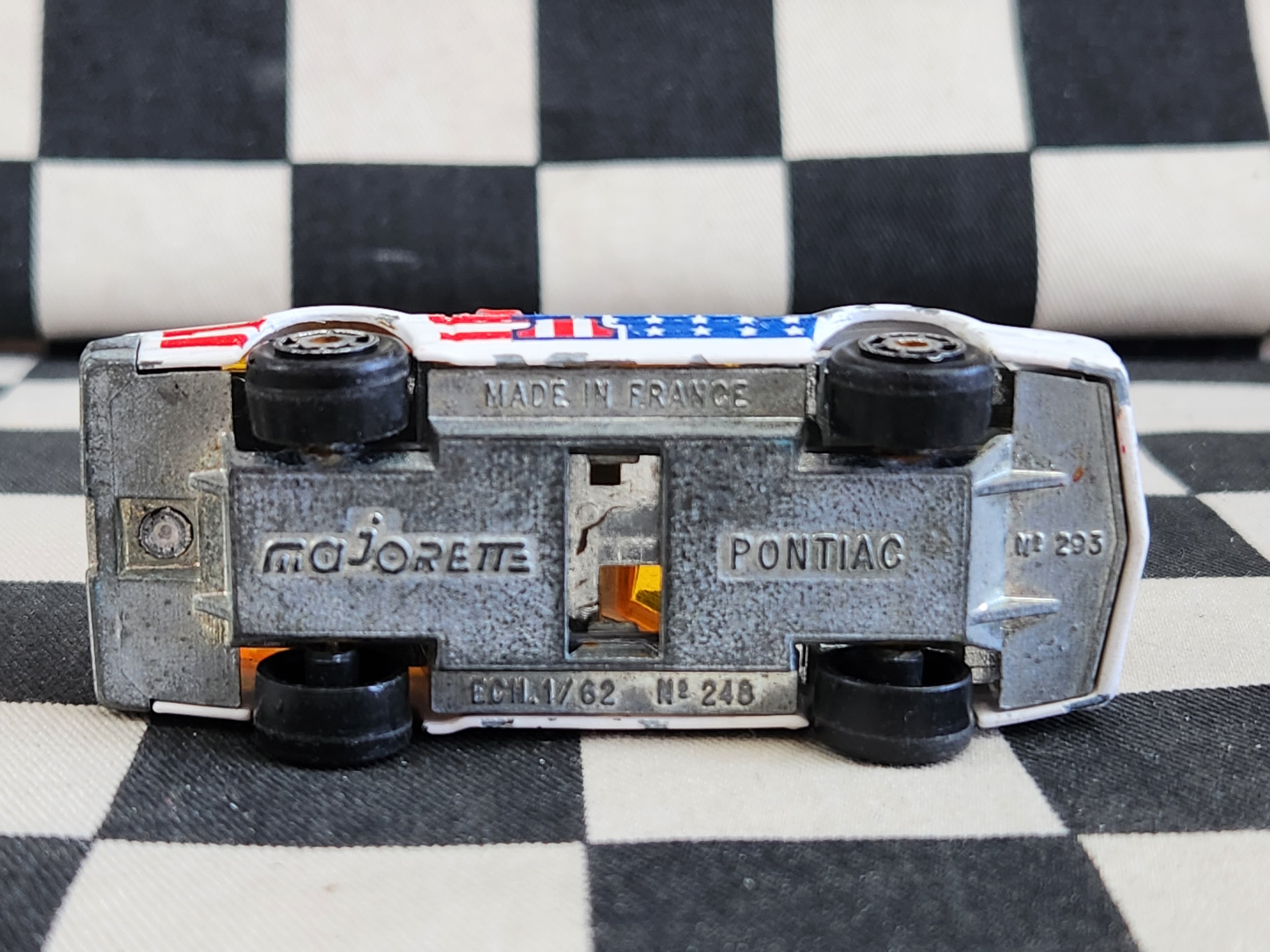 Vintage Loose Majorette Blown Pontiac Number One