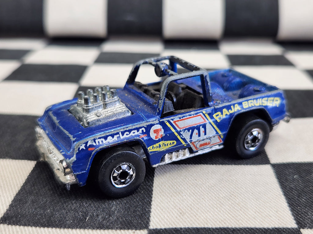 Vintage Loose Hot Wheels Black Wall Baja Bruiser