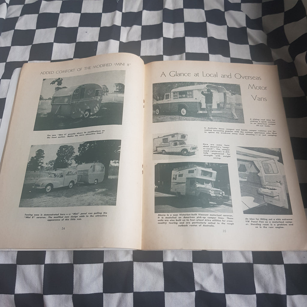 1966 Keith Winser's Book of Plans Lightweight Caravans Trailers & Boats