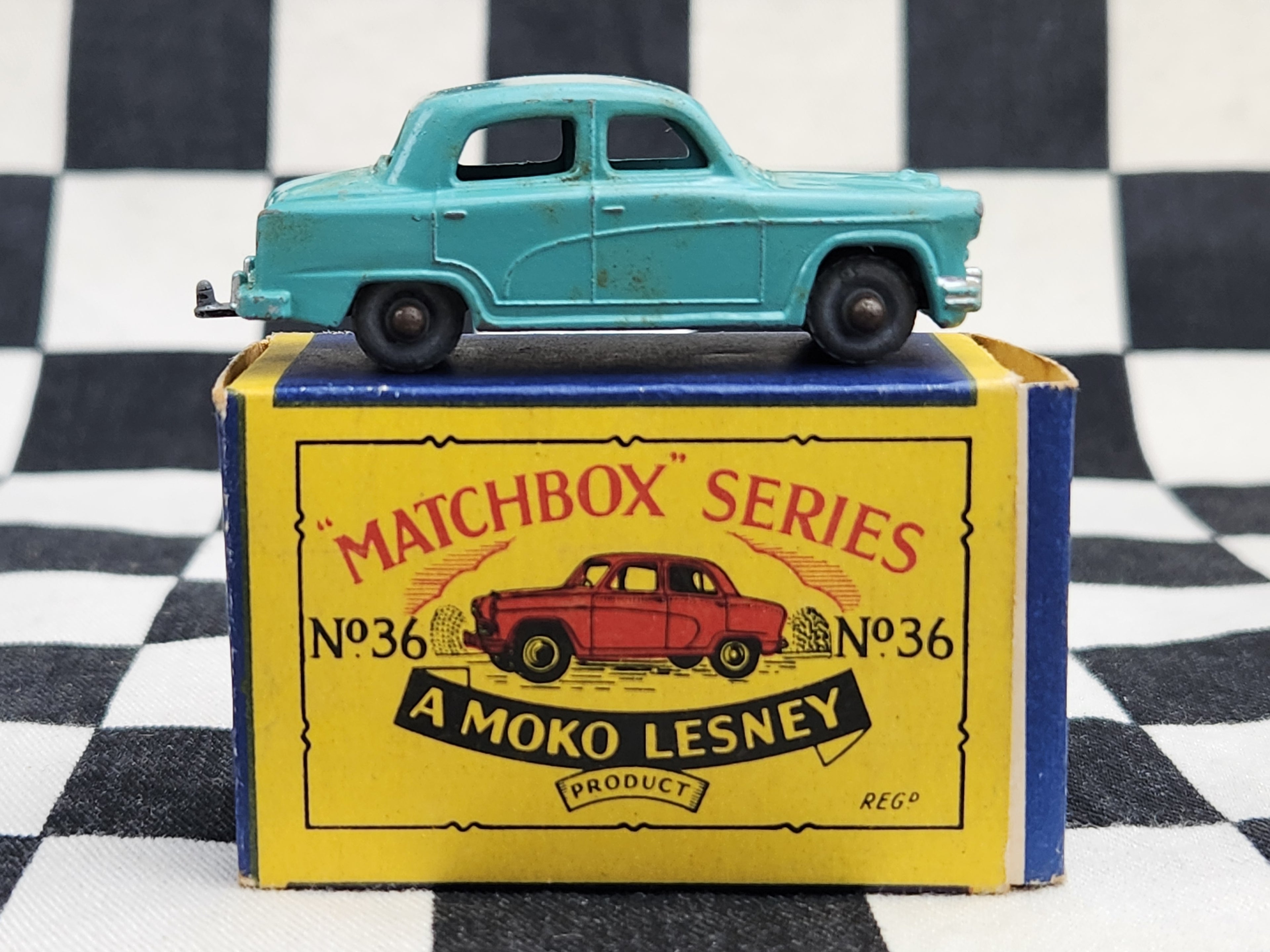 Matchbox Lesney Moko No36 Austin A50 Cambridge in Original Box