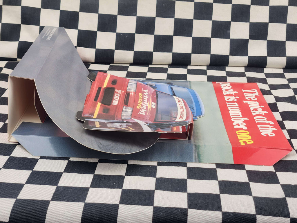 Vintage 90s Winfield Racing VP Commodore 3D Cardboard Advertising Sign