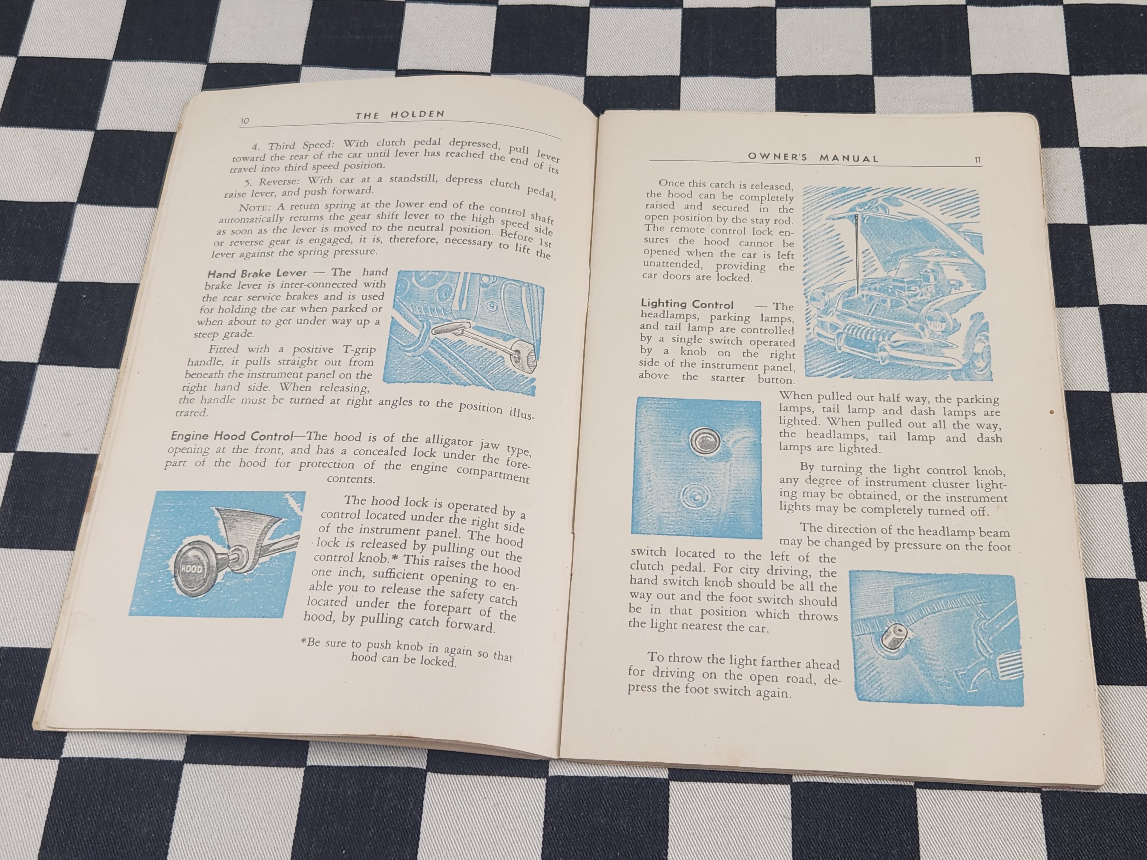Original FJ Holden Owners Manual