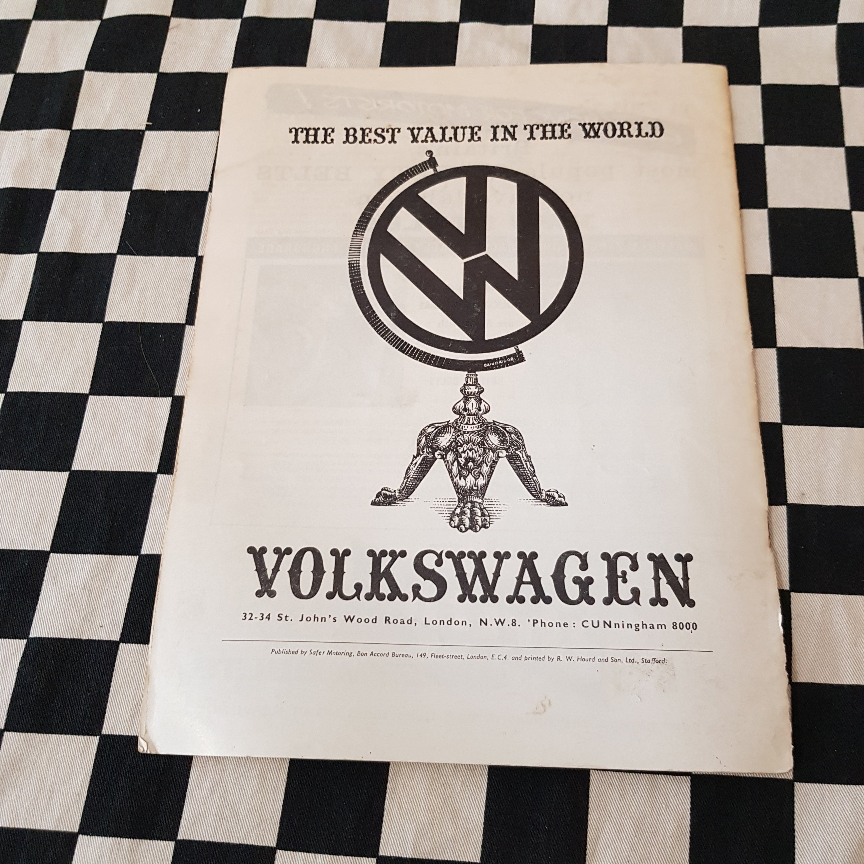 VW owners Magazine Safer Motoring Number 1 1961