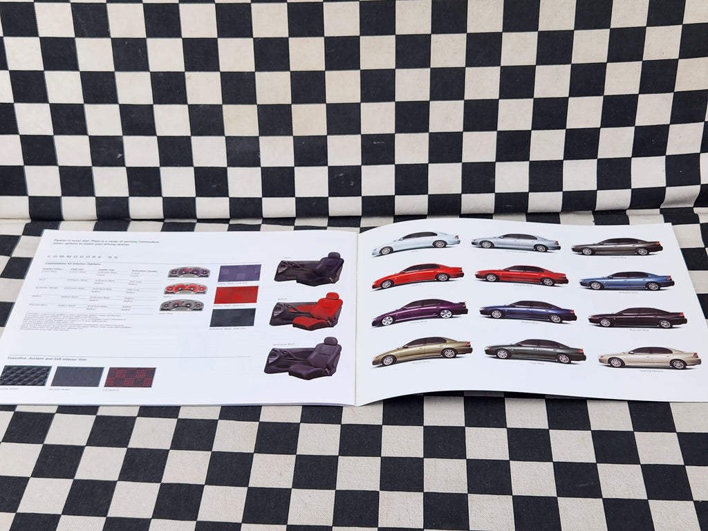 VY Series II Holden Commodore Executive Acclaim SV6 SV8 SS Sales Brochure