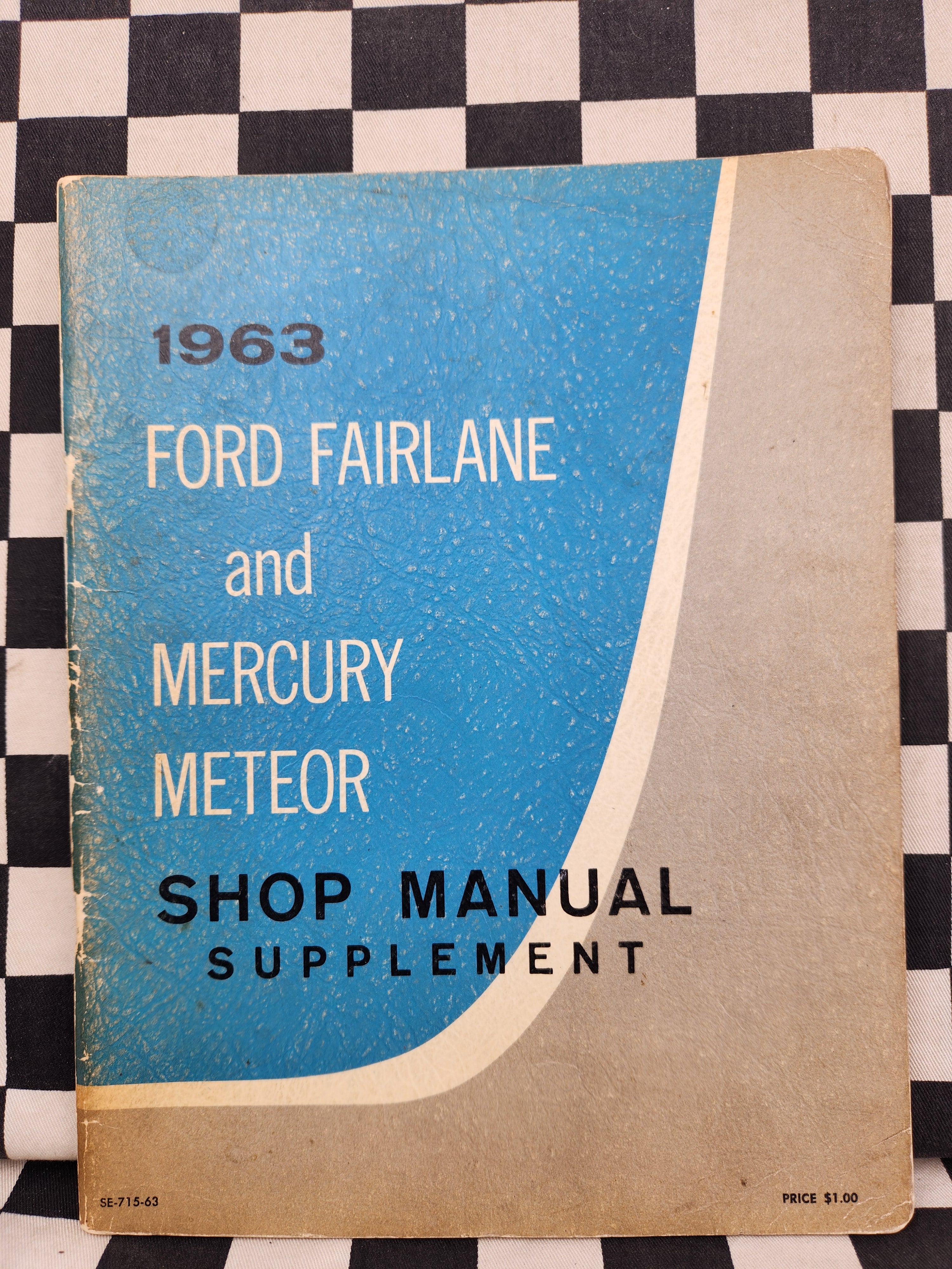 Ford 1963 Compact Fairlane & Mercury Meteor Factory Workshop Manual Supplement