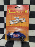 Matchbox Carded 1986  MB69 33 Willys Street Rod  Blue