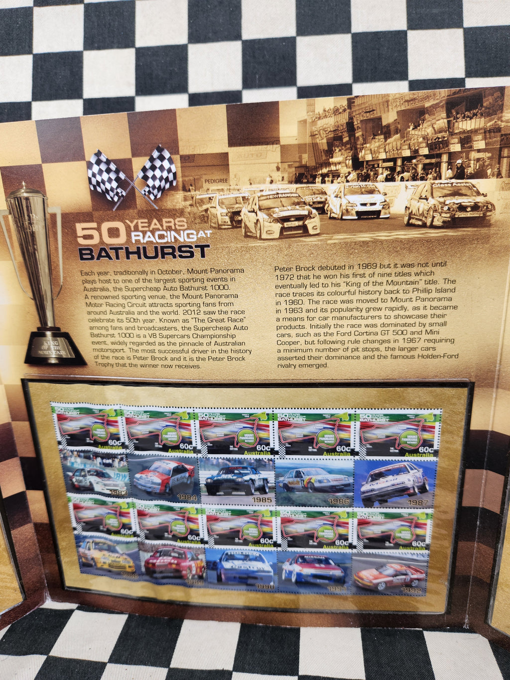 Bathurst 50 Years Commemorative Stamps Brock Moffat Lowndes Australia Post