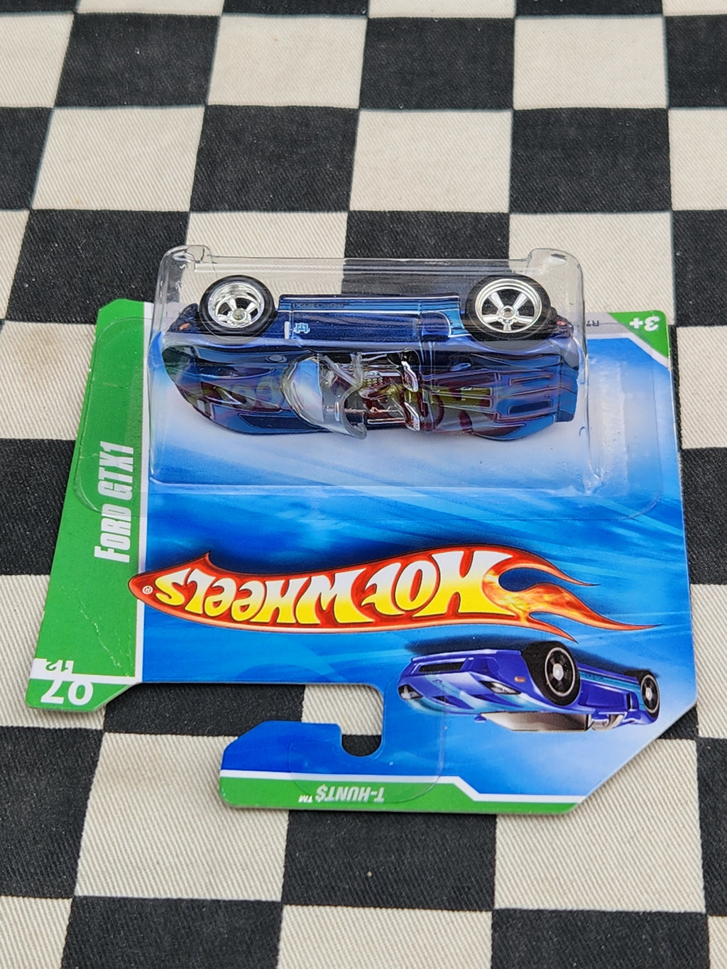 Hot Wheels 2010 SUPER TREASURE HUNT Ford GTX1 Short Card