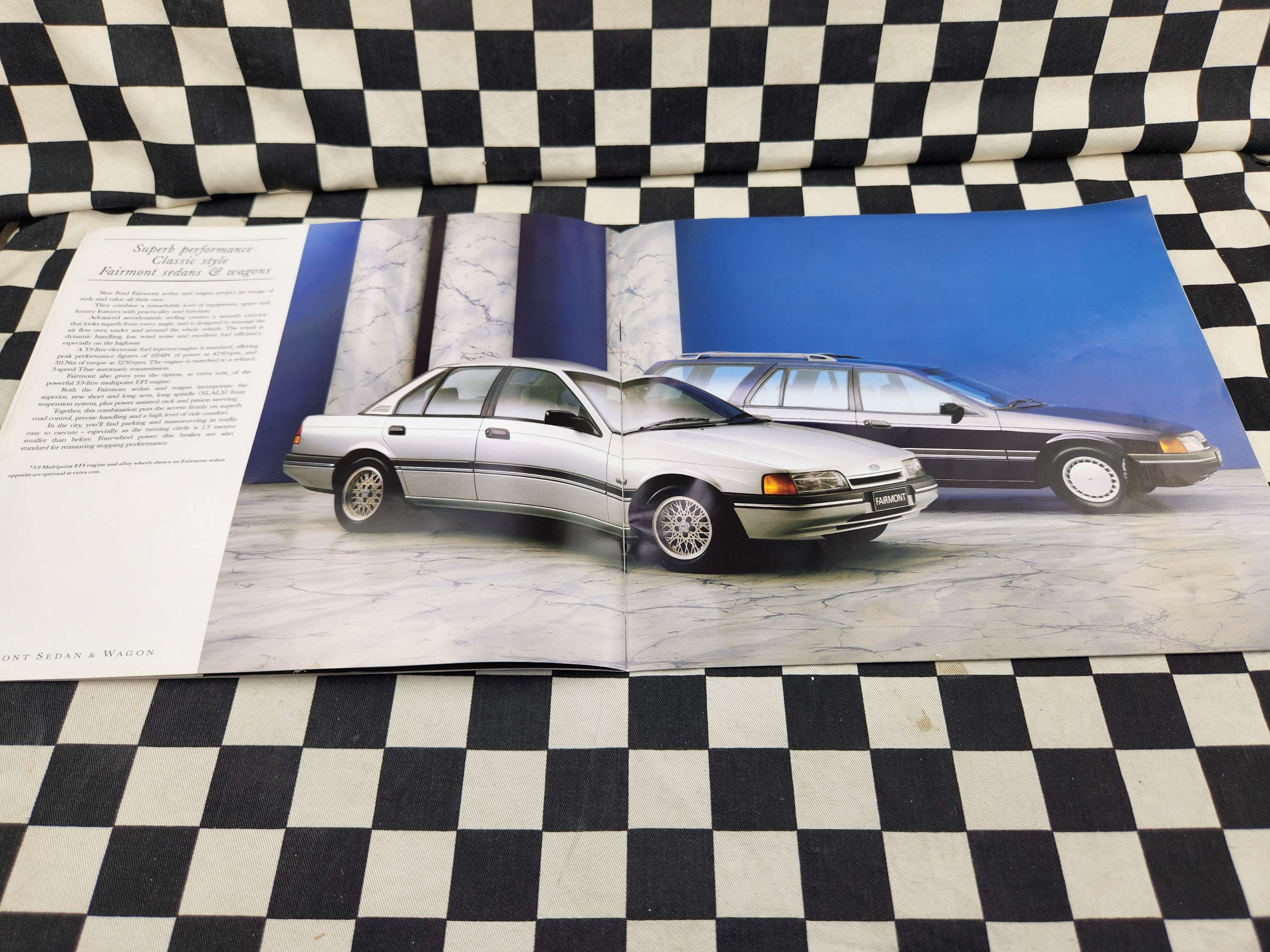 Ford EA Fairmont Ghia Sedan & Wagon Full Sales Brochure