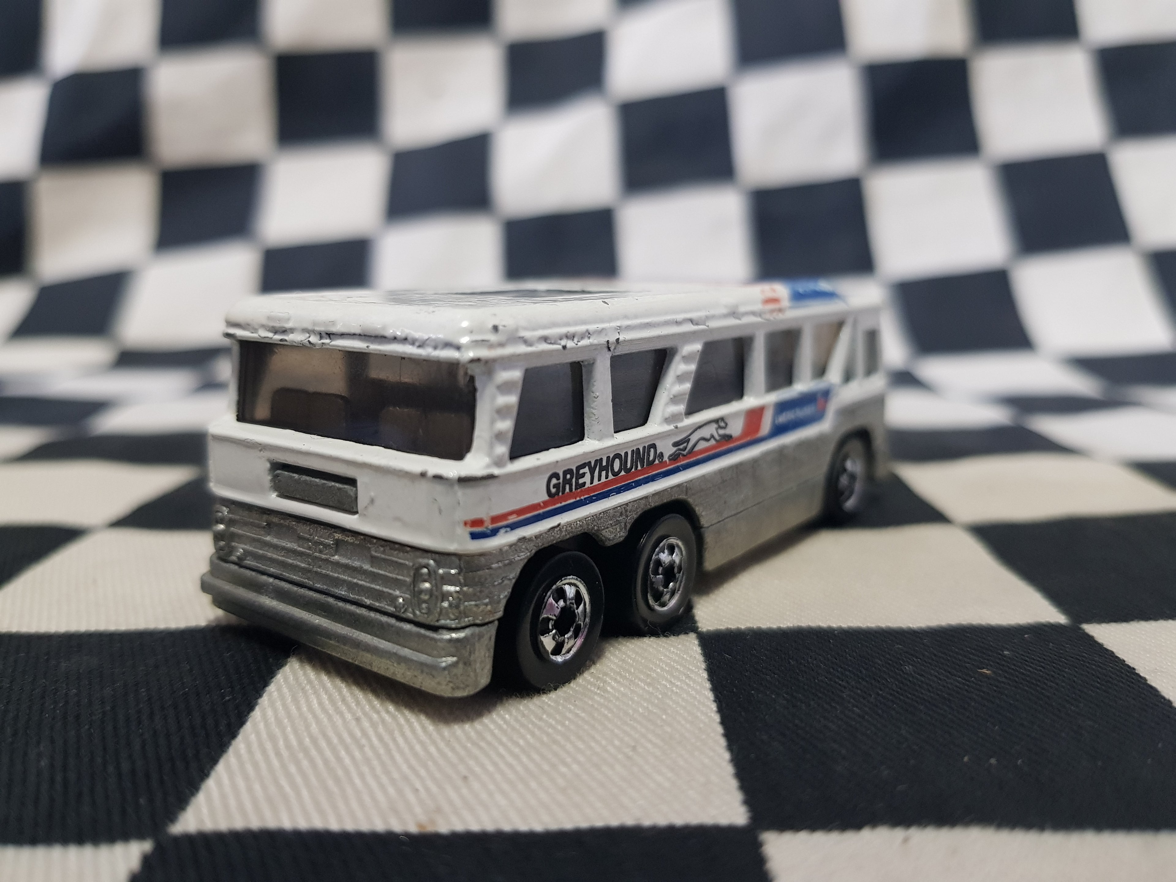 Vintage Loose Hot Wheels Greyhound Bus Blackwalls