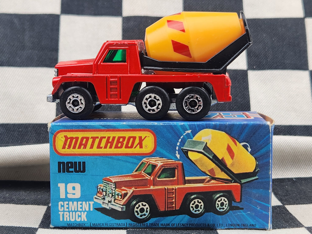 Vintage 1978 Matchbox Cement Truck in Original Box
