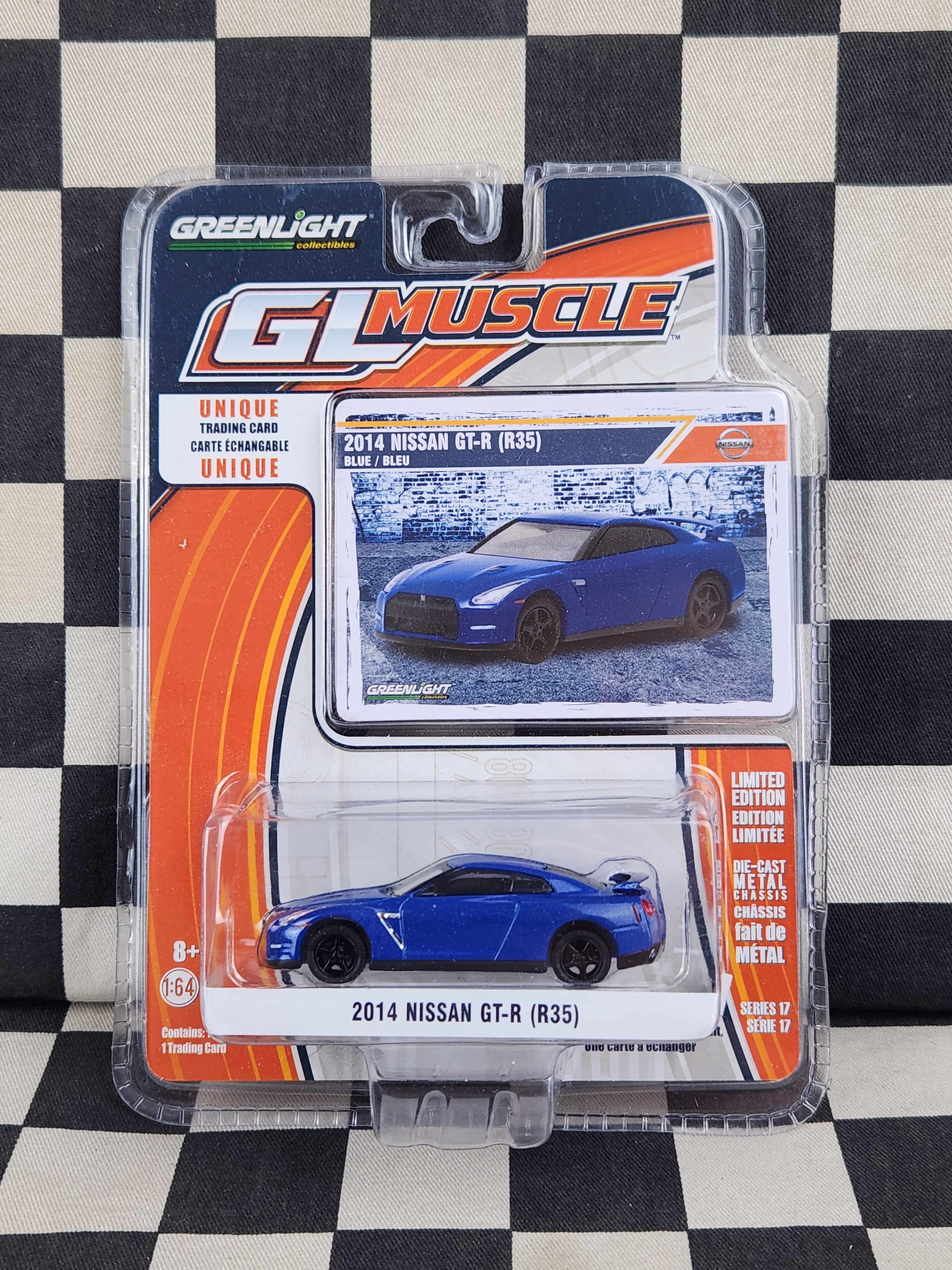 Greenlight Muscle 2014 Nissan Skyline GT-R R35 Blue