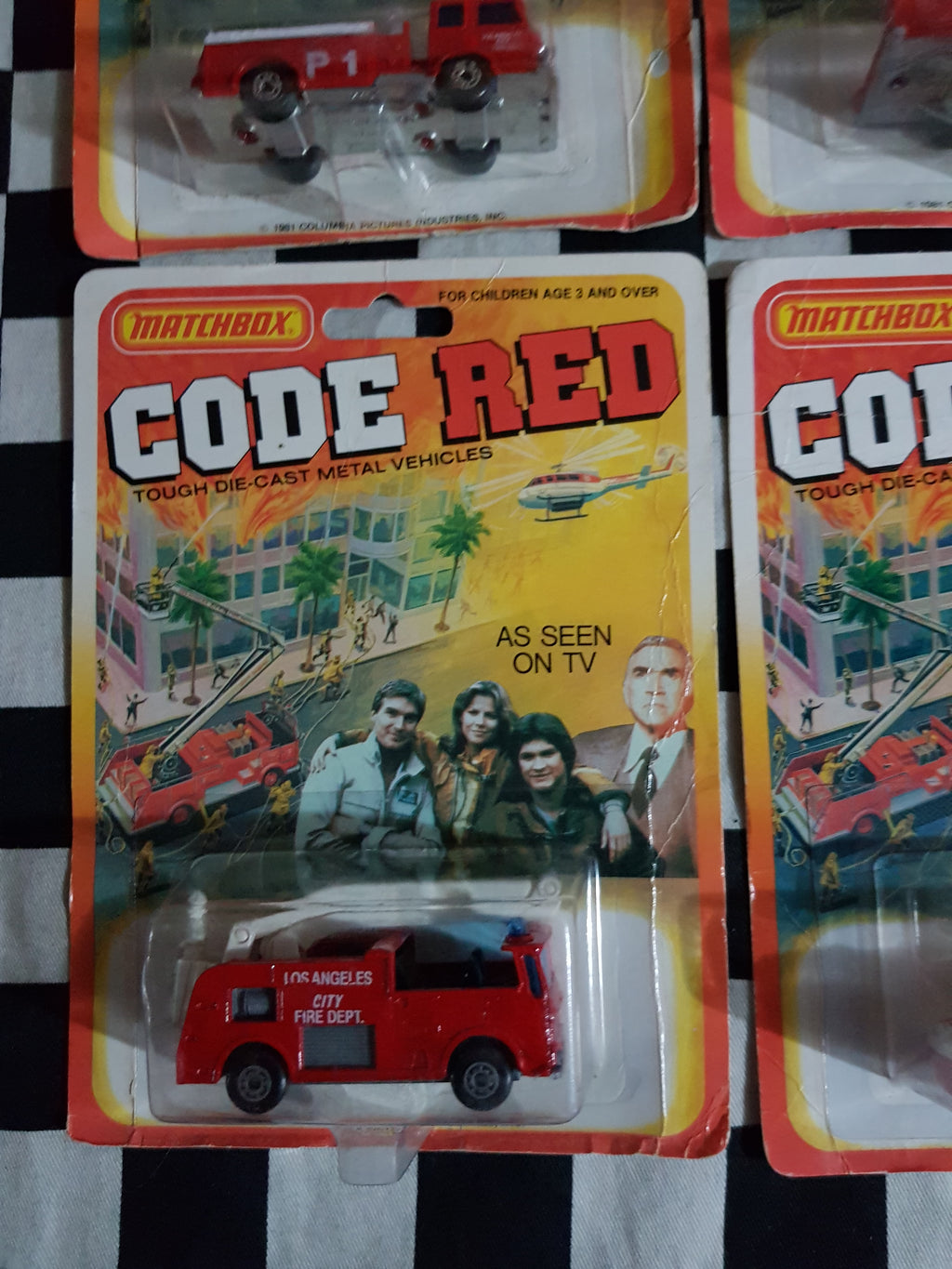 Matchbox Code Red Choice of Four. fire engine, Boat