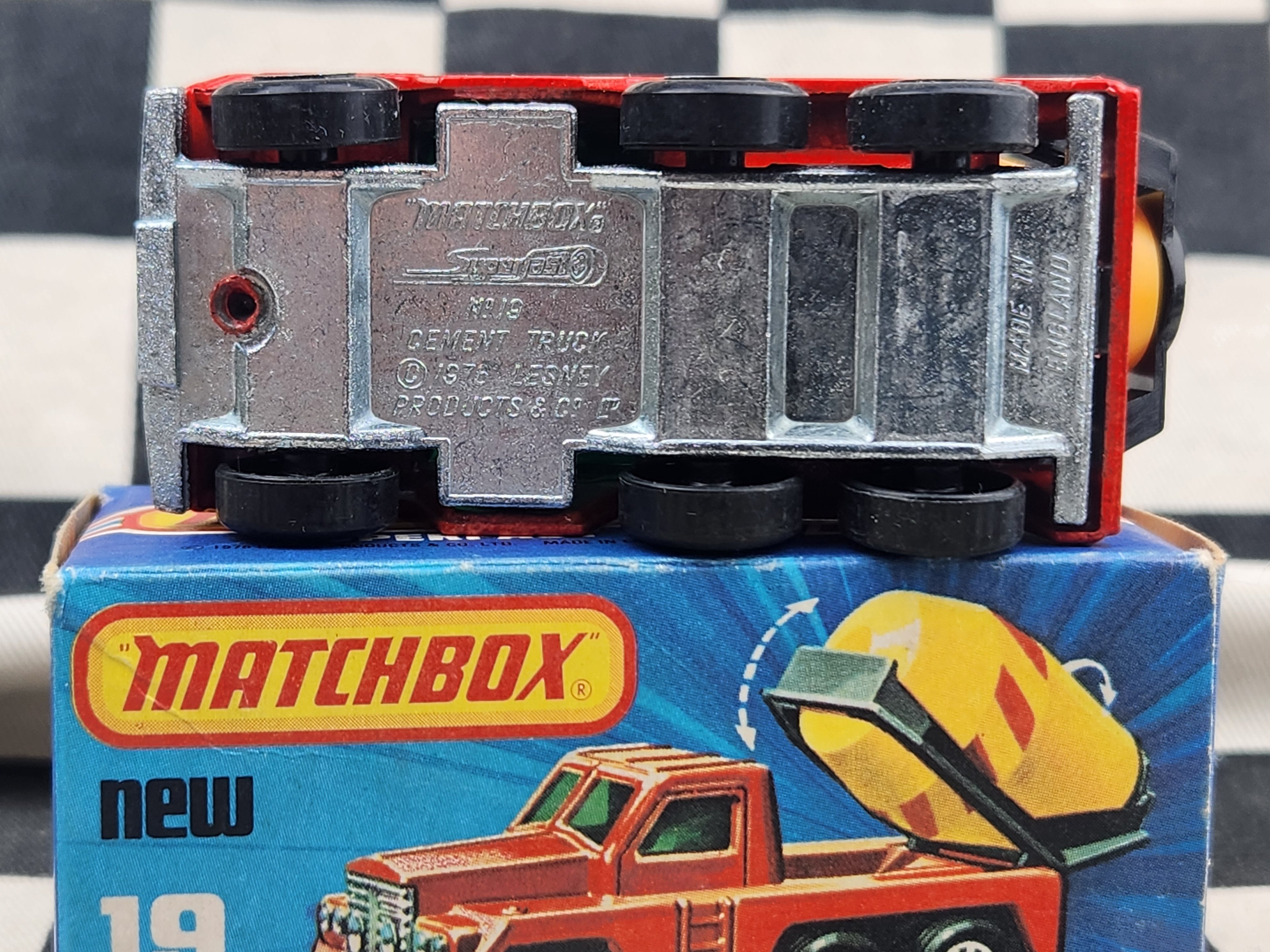 Vintage 1978 Matchbox Cement Truck in Original Box