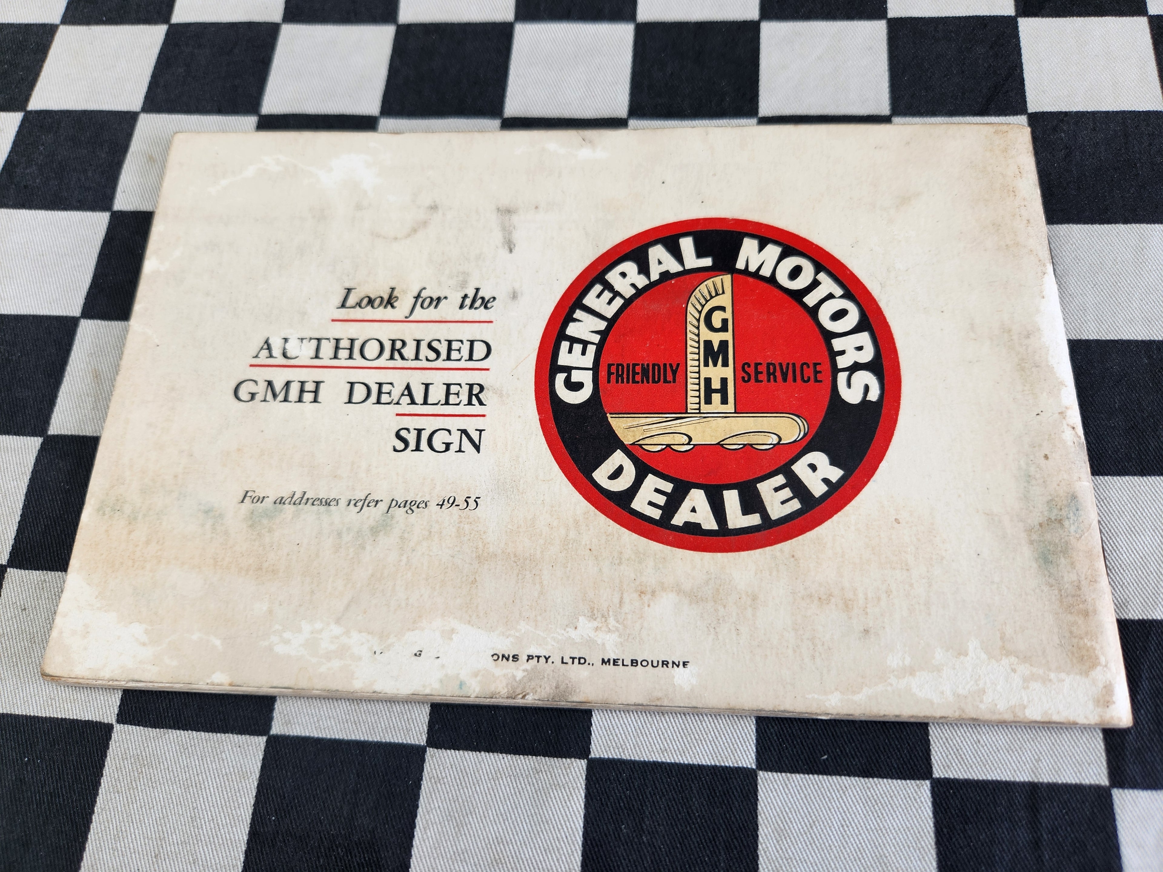 Holden FB Original Owners Manual Handbook Nasco