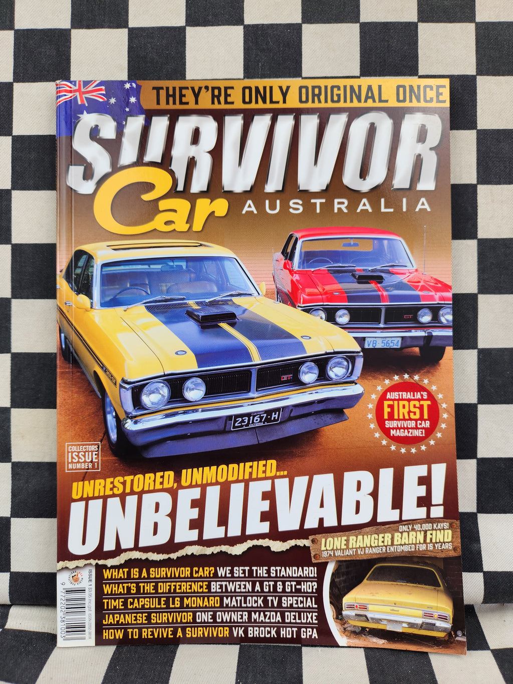 Survivor Car Number 1 First Issue GTS GTR GT SLR A9X SS E38 E49 Brock Bathurst