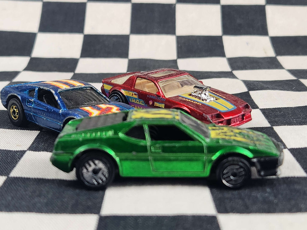 Vintage Loose Hot Wheels Ultra Hots Blown Camaro Ferrari 308 Bmw M1