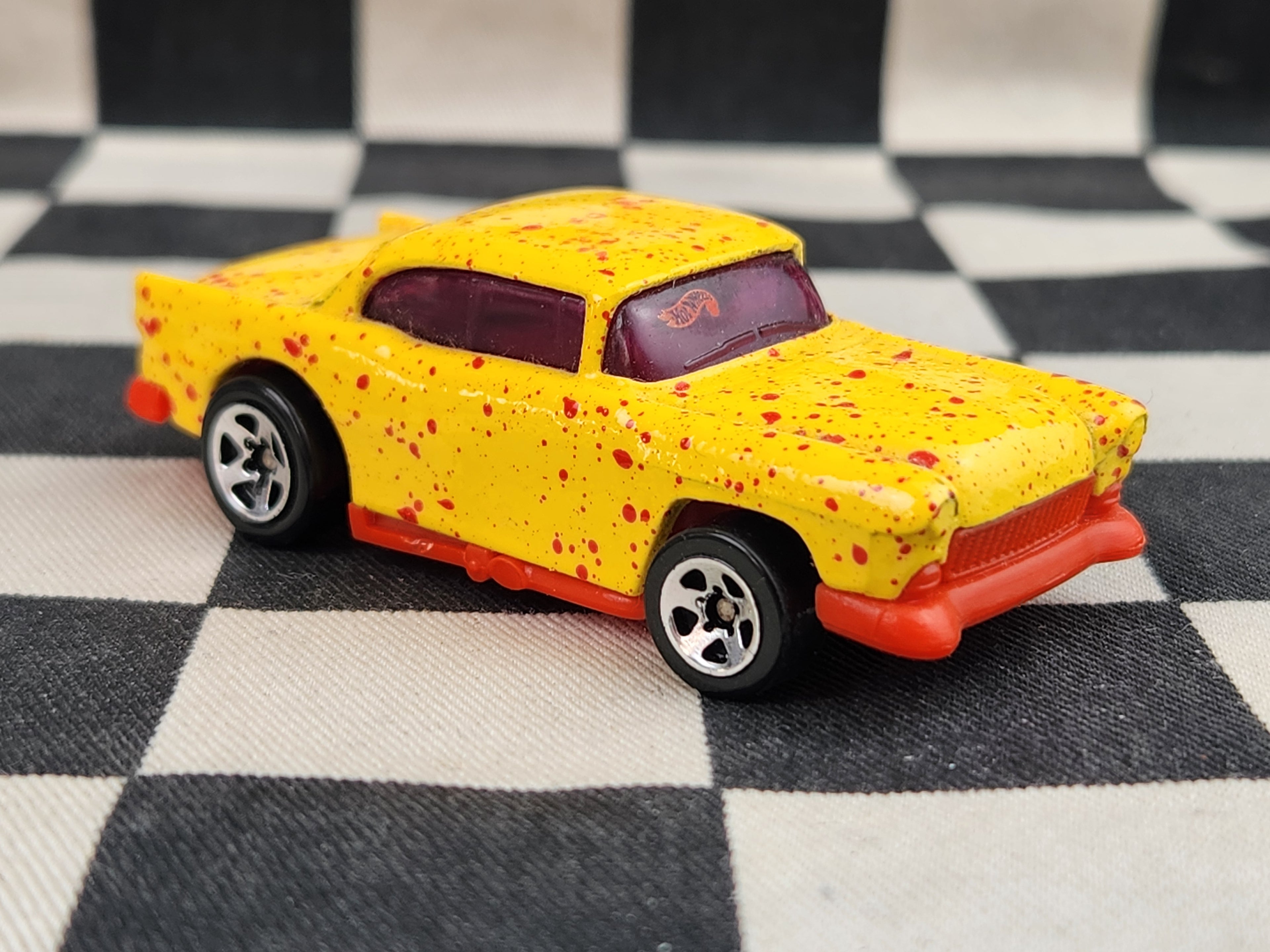 Vintage Loose Hot Wheels Splatter Paint 55 Chevy