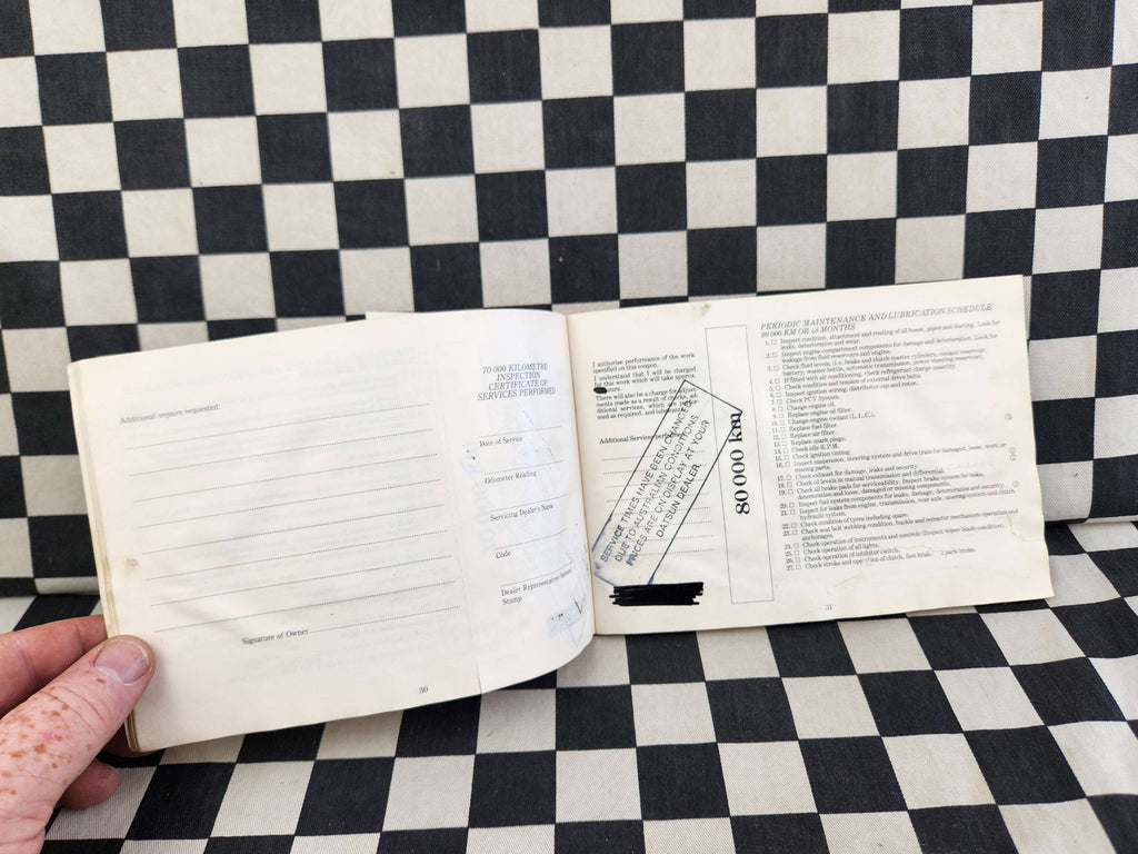 Nissan Skyline R31 Series Owner's Manual HTF