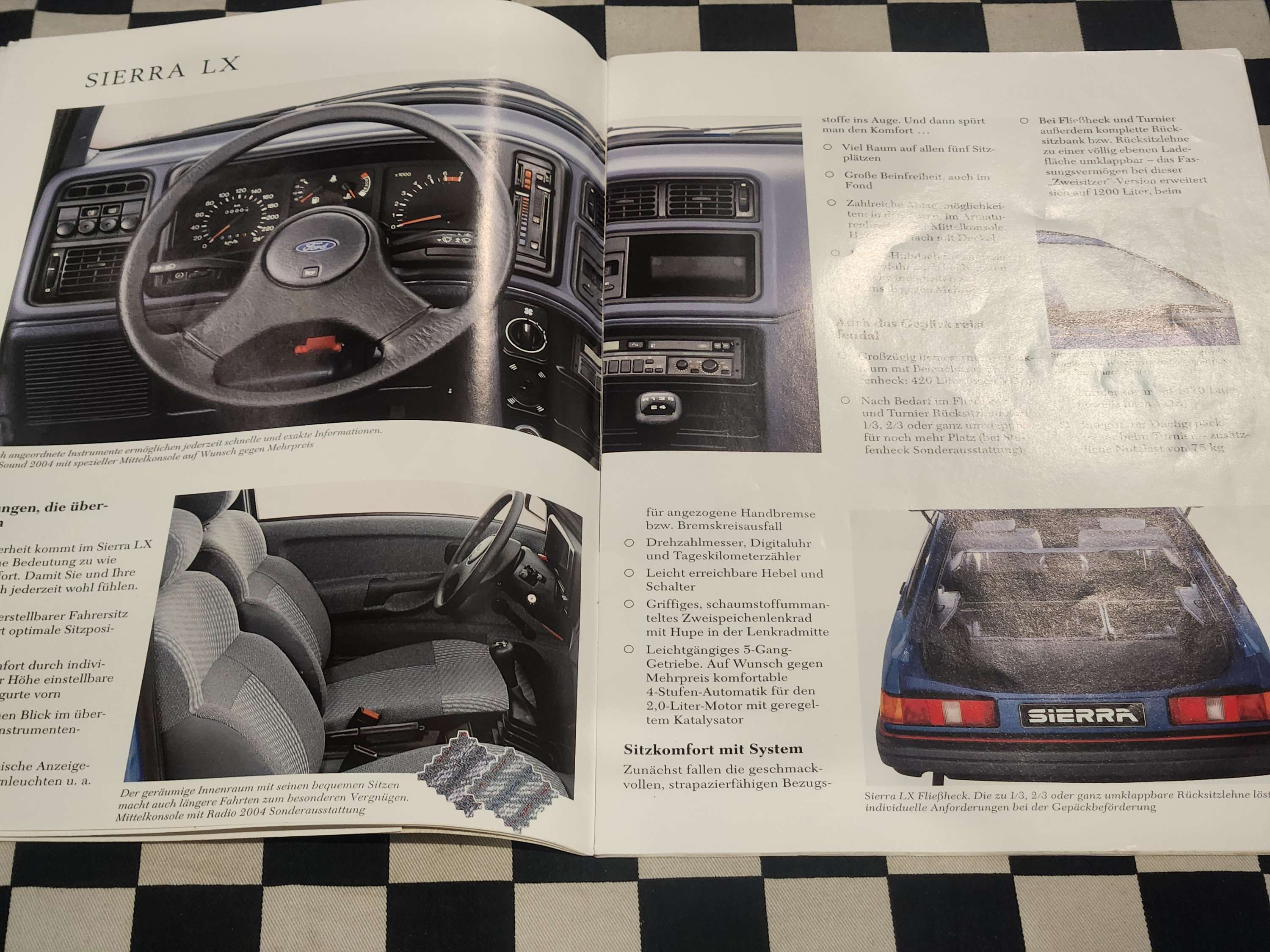 Ford Sierra Full Sales Brochure Nov 1988