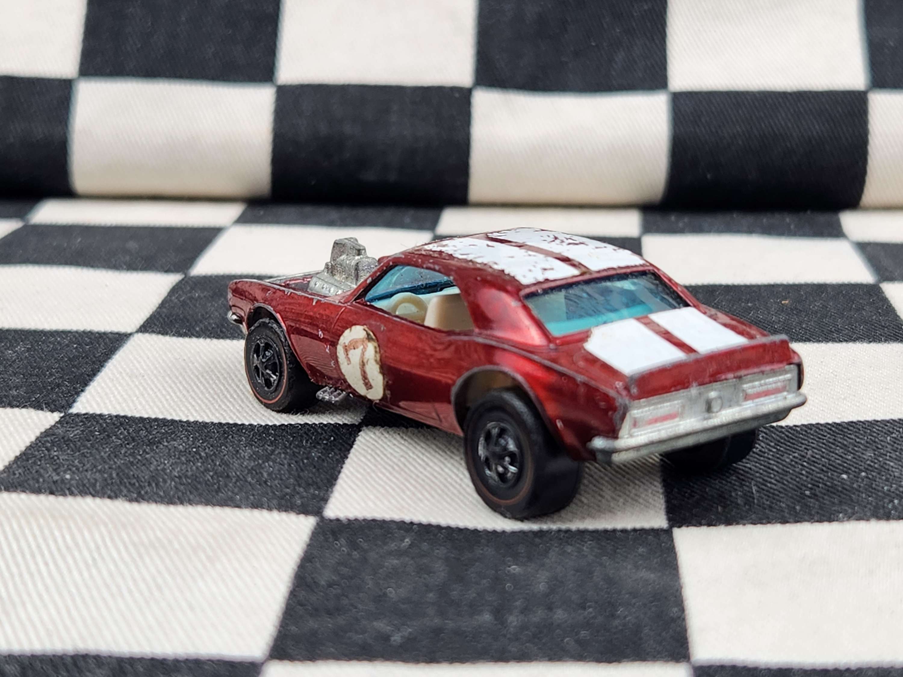 Hot Wheels Redline Heavy Chevy Camaro Spectraflame Red Hong Kong