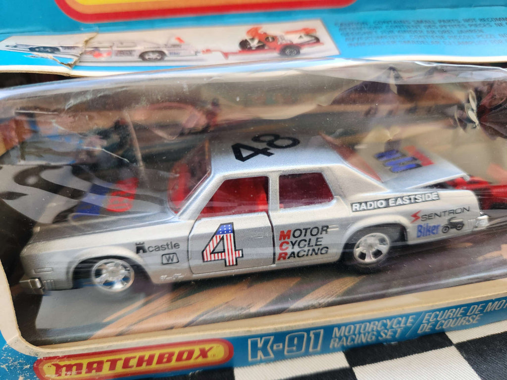 Matchbox Super Kings K91 Motorcycle Racing Set Vintage Boxed