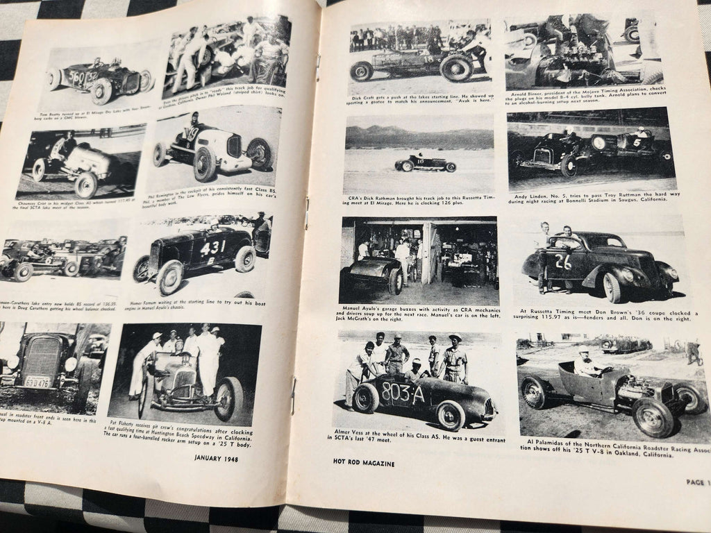American Hot Rod Magazine Number 1  Jan 1948 Original early 80s Reprint