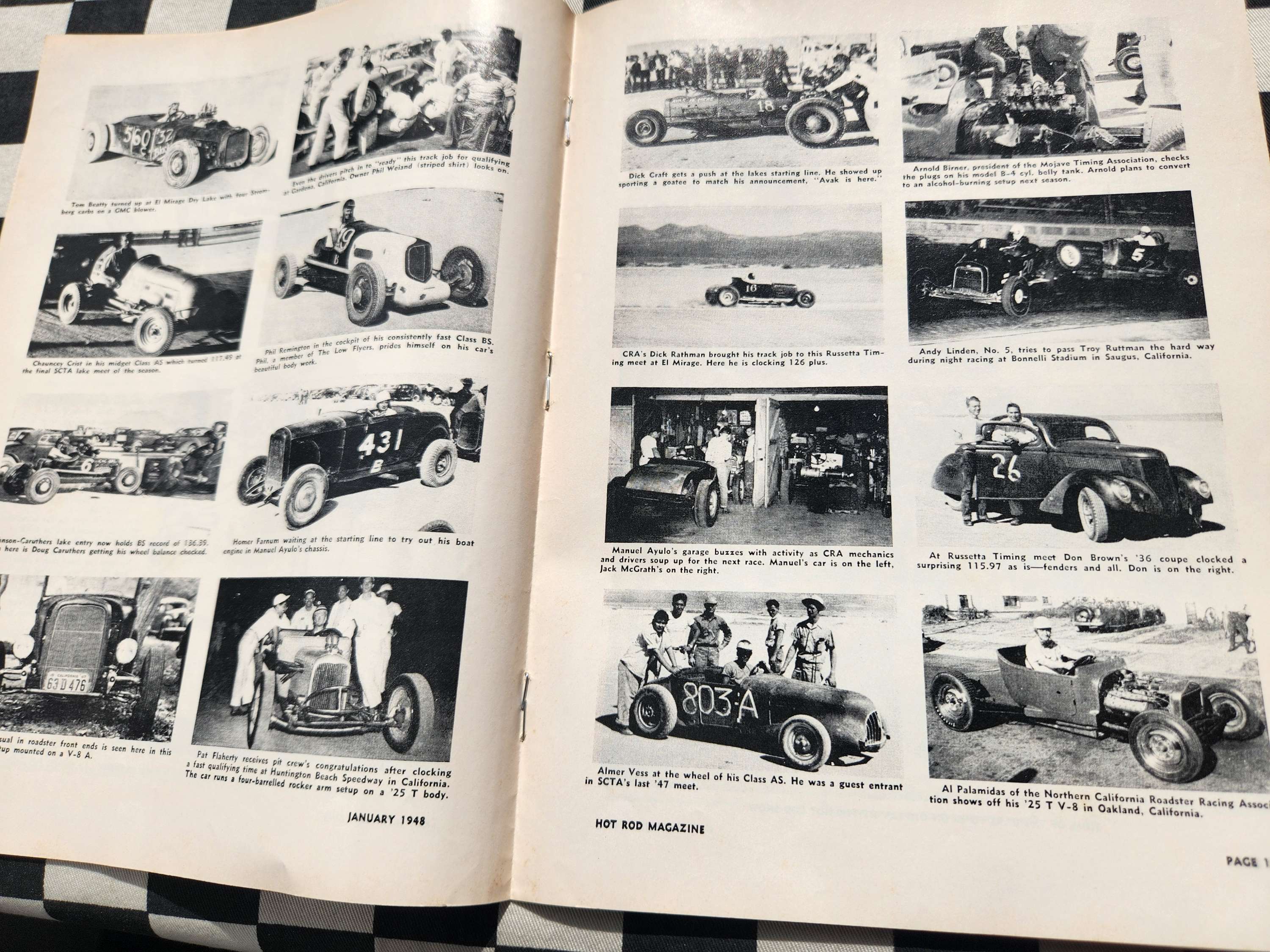 American Hot Rod Magazine Number 1  Jan 1948 Original early 80s Reprint
