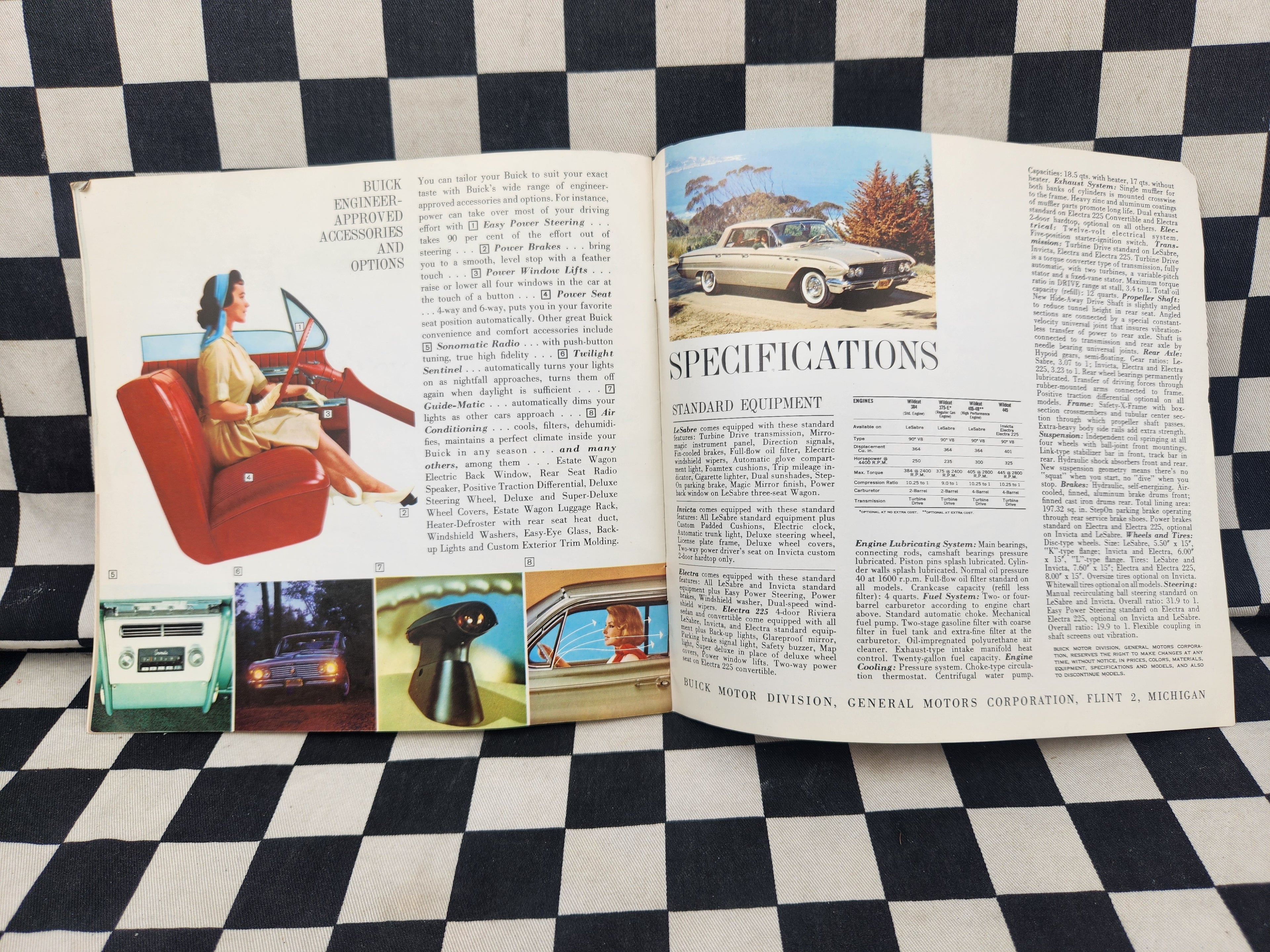 Genuine 1961 Buick Full Size Turbine Drive Sales Brochure