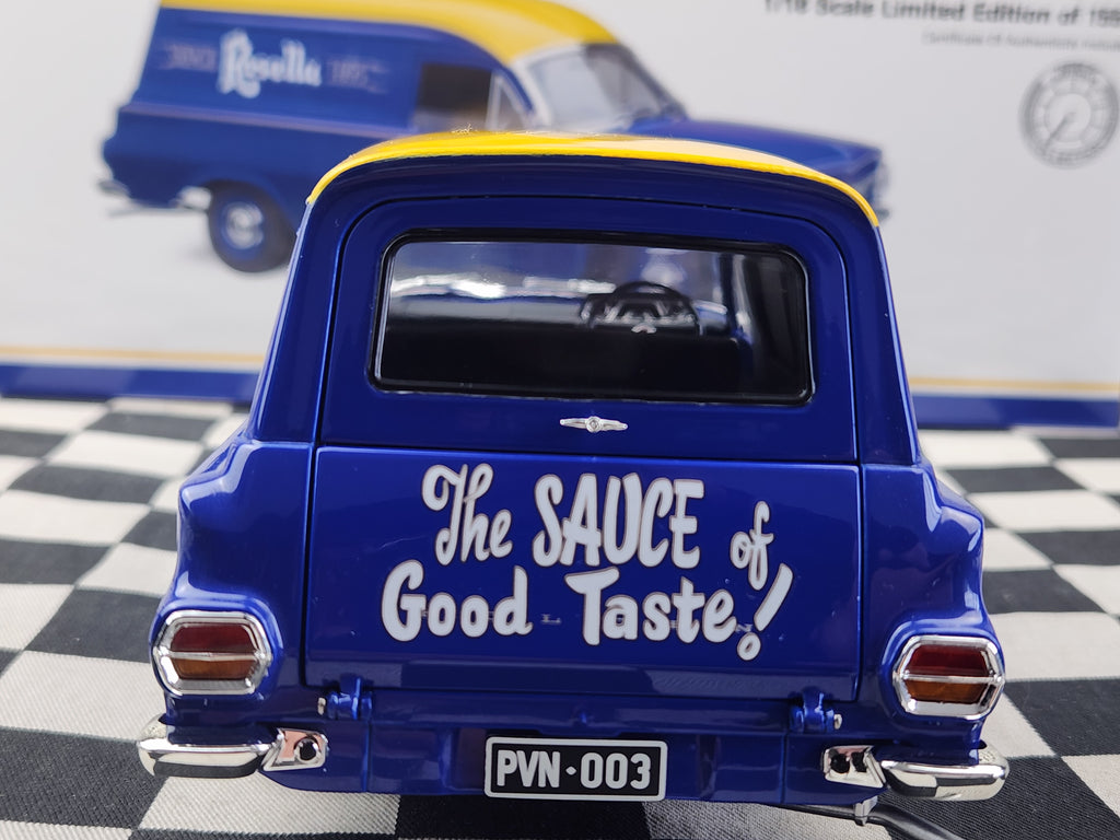 Classic Carlectables 1:18 Holden EH Panel Van Rosella