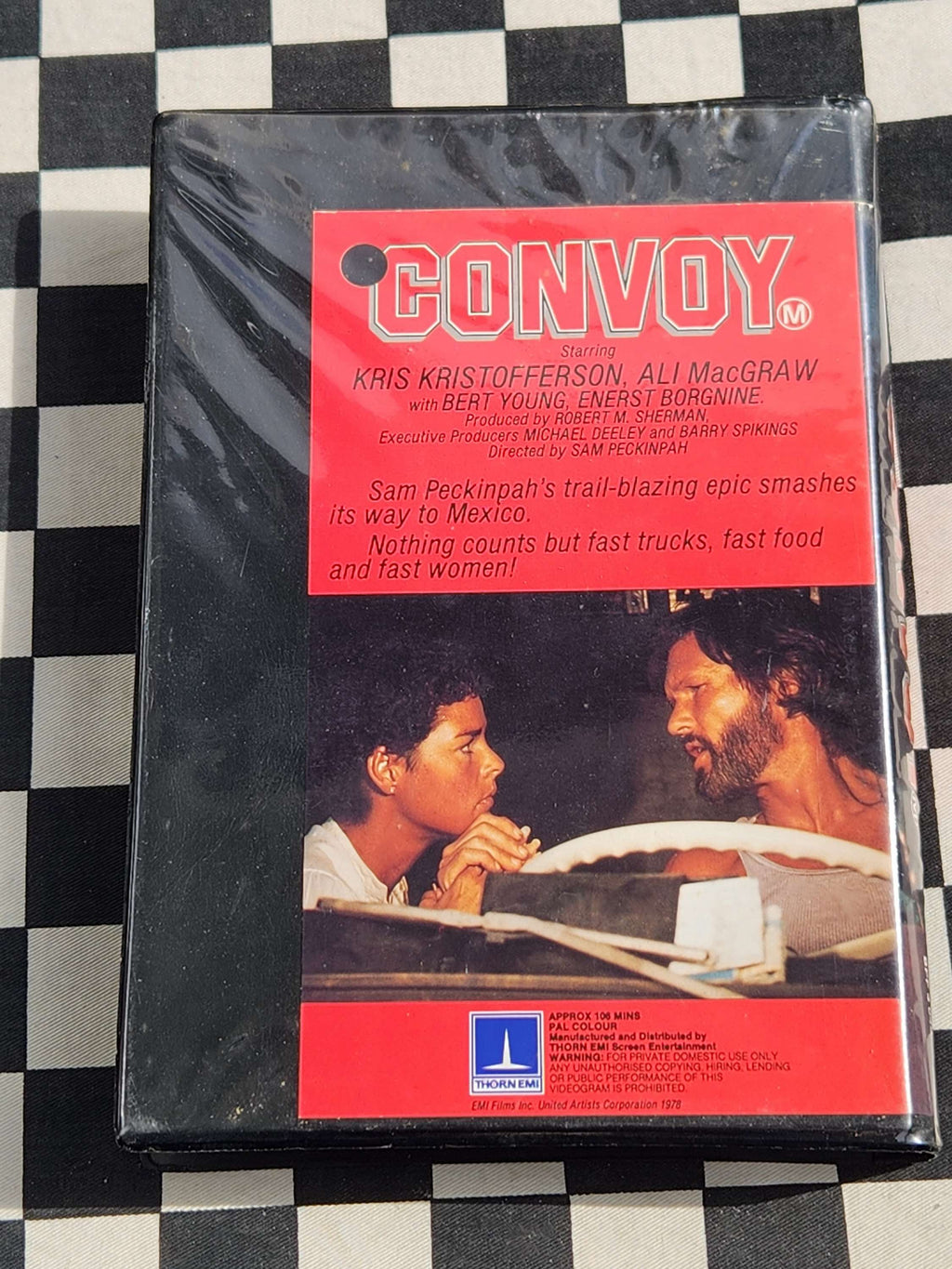 Convoy Trucker Movie Clamshell VHS