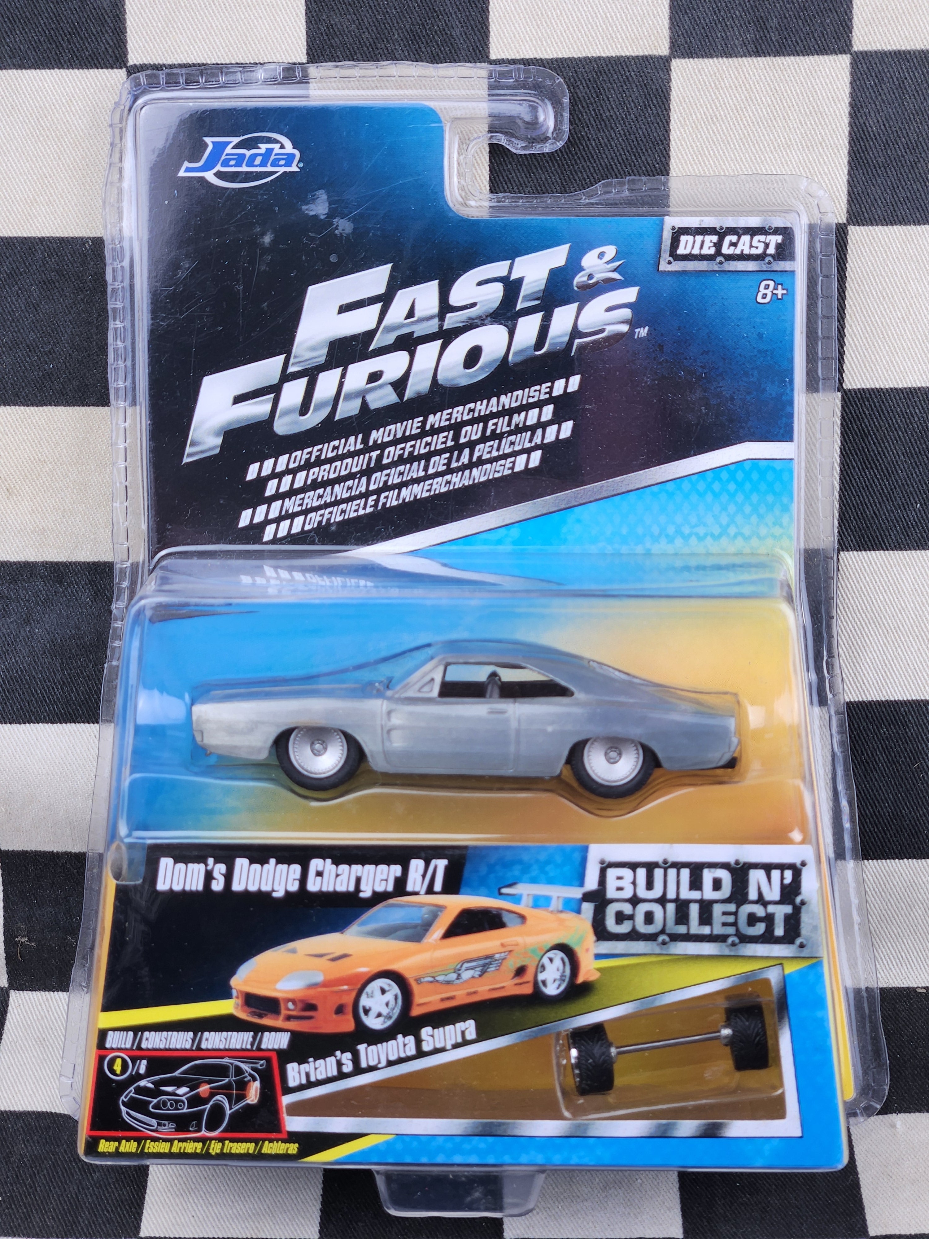 Jada Fast & Furious 1:55 Build n Collect Dom's Dodge Charger R/T