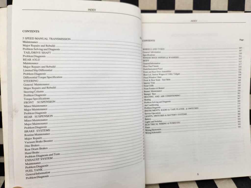 Holden VL Commodore 6cyl & V8  Ellerys Workshop Manual