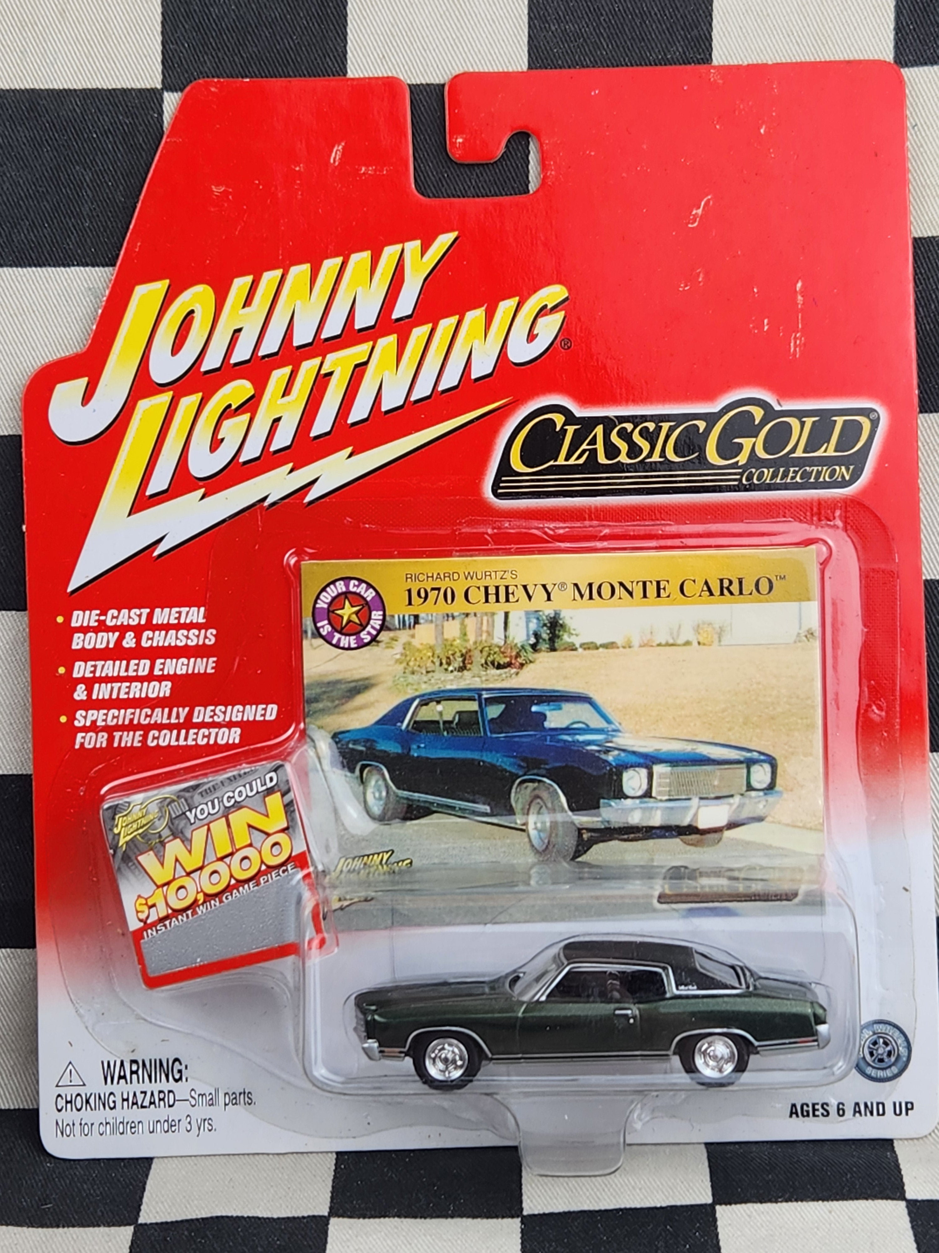 Johnny Lightning Classic Gold 1970 Chevy Monte Carlo