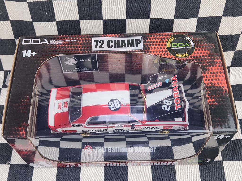 DDA 1:24 1972 Bathurst Winner Chase Brock Holden LJ Torana GTR XU1